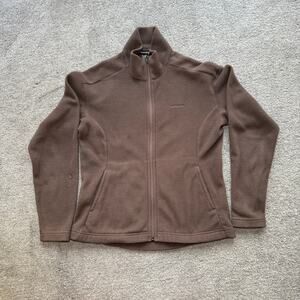 Patagonia Jacket Womens Synchilla Fleece Jacket Full Zip Brown Size M